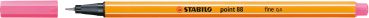 Stabilo fineliner point 88 0.4mm 88/29 hellrosa - Stabilo-88-29-4006381493093