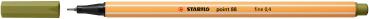 Stabilo fineliner point 88 0.4mm 88/37 schlammgrün - Stabilo-88-37-4006381574693