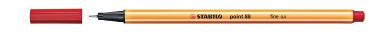 Stabilo fineliner point 88 0.4mm 88/40 rot - Stabilo-88-40-4006381105262