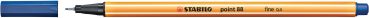 Stabilo fineliner point 88 0.4mm 88/41 blau - Stabilo-88-41-4006381105279