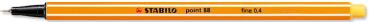 Stabilo fineliner point 88 0.4mm 88/44 gelb - Stabilo-88-44-4006381105293-02.jpg