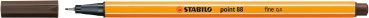 Stabilo fineliner point 88 0.4mm 88/65 umbra - Stabilo-88-65-4006381493246