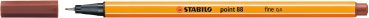 Stabilo fineliner point 88 0.4mm 88/75 siena - Stabilo-88-75-4006381493277