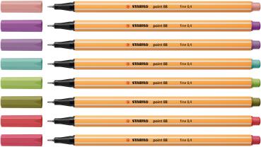 Stabilo fineliner point 88 0.4mm 88/8-04 ass. 8 stück - Stabilo-88-8-04-4006381574785-02.jpg