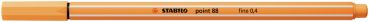 Stabilo fineliner point 88 0.4mm 88/85 papaya - Stabilo-88-85-4006381579278
