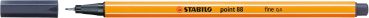 Stabilo fineliner point 88 0.4mm 88/98 paynesgrau - Stabilo-88-98-4006381493390