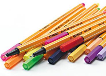 Stabilo fineliner point 88 0.4mm 8815-1 standard/neon 15 stück - Stabilo-8815-1-4006381438650-03.jpg