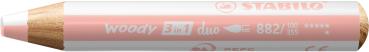 Stabilo farbstift woody 3 in 1 882/100-355 duo, weiss/apricot - Stabilo-882-100-355-4006381603751