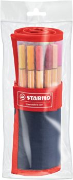 Stabilo fineliner point 88 0.4mm 8825-021 sa 25er etui - Stabilo-8825-021-sa-4006381360692