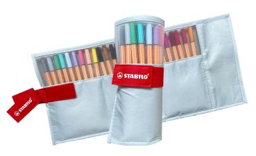 Stabilo rollerset point 88 0.4mm 8825-08-03ch 25 farben ass. pastellgrau - Stabilo-8825-08-03ch-4006381589277