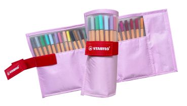 Stabilo rollerset point 88 0.4mm 8825-08-04ch 25 farben ass. pastellrosa - Stabilo-8825-08-04ch-4006381589338