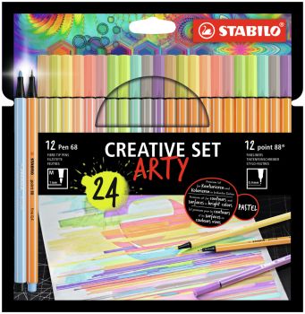 STABILO Kreativset Arty 8868/24-1-20-6 Pastell 24 Stück ass.