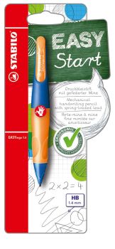 Stabilo easyergo start r 1.4mm b-46905-5 blau/neonorange - Stabilo-b-46905-5-4006381469050
