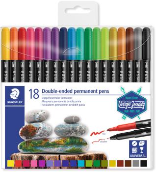 STAEDTLER Fasermaler 3187TB18 Design Journey, 18 Stück