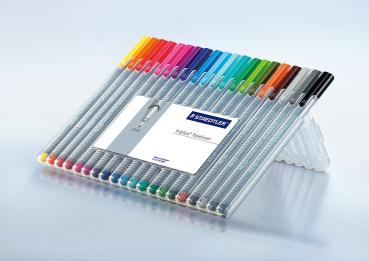 Staedtler triplus fineliner 0,3mm 334sb20 20er etui - Staedtler-334sb20-4007817334102