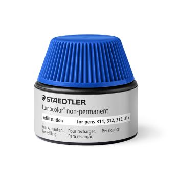 Staedtler lumocolor non-perm. 48715-3 blau - Staedtler-48715-3-4007817485033