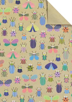 STEWO Geschenkpapier Beetle 2514544745 grün 70x100cm