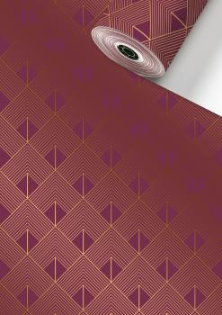 Stewo geschenkpapier oreste 2522553924 bordeaux 50x1500cm - Stewo-2522553924-7630050852521