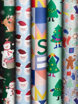 STEWO Geschenkpapier Playful Xmas 2528161299 70x300cm