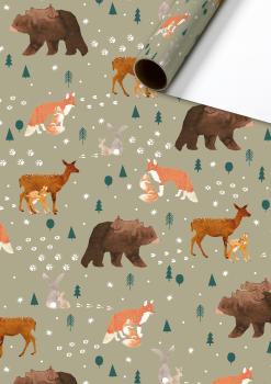 STEWO Geschenkpapier Liun 2528523855 braun 70x200cm