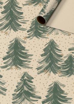 STEWO Geschenkpapier Inverno 2528525547 dunkelgrün 70x200cm
