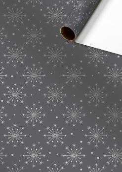 STEWO Geschenkpapier Nieve 2528539267 dunkelgrau 70x150cm