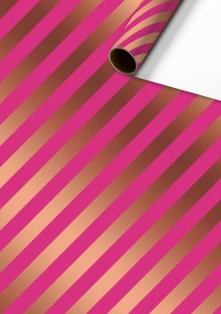 STEWO Geschenkpapier Stribe 2528557328 pink 70x150cm