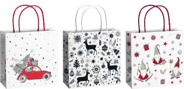 STEWO Geschenktasche Nisse 2543538699 rot 20x8x20cm