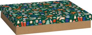 STEWO Geschenkbox Marioka 2551523747 dunkelgrün 24x33x6cm