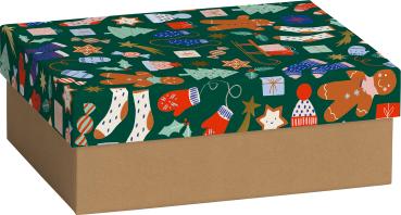 Stewo geschenkbox marioka 2551523797 dunkelgrün 12x16.5x6cm - Stewo-2551523797-7630050875803