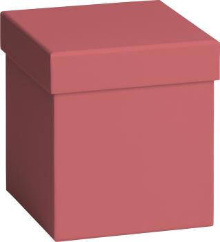 STEWO Geschenkbox Uni Pure 2551532187 dunkelrot, FSC Mix 11x11x12cm