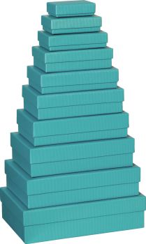 Stewo geschenkbox one colour 2553644949 türkis 10 stück - Stewo-2553644949-7613074063524