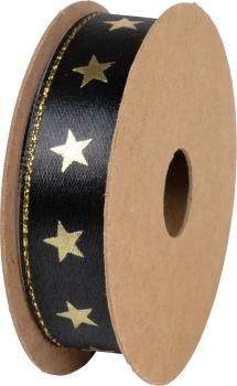 Stewo geschenkband satin 2583410770 schwarz 15mmx3m - Stewo-2583410770-7630050879566