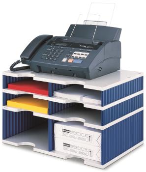 Styro schubladenbox duo grau/blau 268-2022211.38 6 fächer - Styro-268-202221138-7612176108621