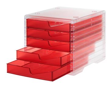 Styro styroswingbox light 275-8430.22222 cranberry/transluz. 5 schubl. - Styro-275-8430.22222-7612176088916-02.jpg
