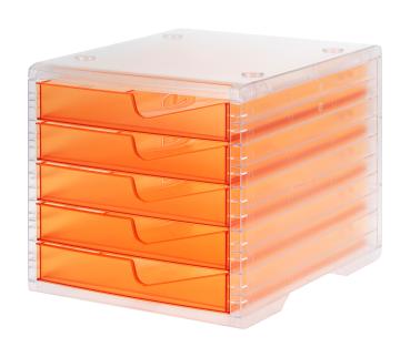 STYRO Styroswingbox light 275-8430.24122 apricot/transluz. 5 Schubladen