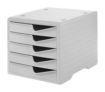 STYRO Styroswingbox 275-8430.882 grau 5 Schubladen
