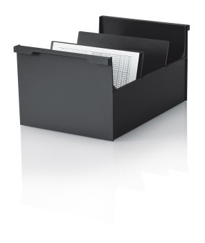 STYRO Karteikasten quer A5 30-532.90 schwarz