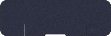 SUONO Tischtrennwand L 180x59x2.4cm 1111.L24.4700 DESK PLAIN, blau