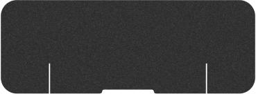 SUONO Tischtrennwand M 160x59x2.4cm 1111.M24.2600 DESK PLAIN, schwarz