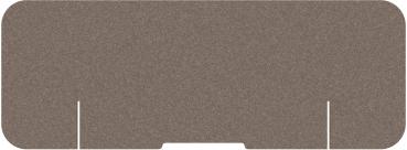 SUONO Tischtrennwand M 160x59x2.4cm 1111.M24.3900 DESK PLAIN, braun