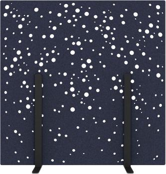 SUONO Trennwand L 180x180x2.4cm 1311.L24.4701 STAND, blau