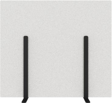 SUONO Trennwand M 160x140x2.4cm 1311.M24.0400 STAND, weiss