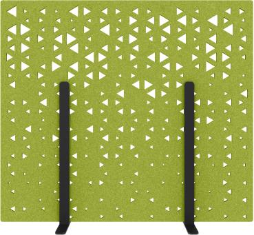 SUONO Trennwand M 160x140x2.4cm 1311.M24.1303 STAND, grün