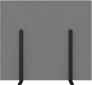 SUONO Trennwand M 160x140x2.4cm 1311.M24.3800 STAND, grau