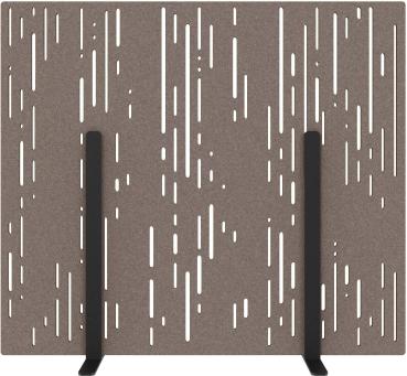 SUONO Trennwand M 160x140x2.4cm 1311.M24.3902 STAND, braun