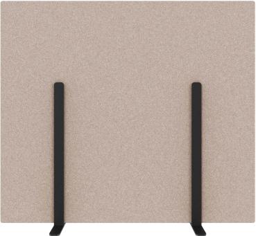 SUONO Trennwand M 160x140x2.4cm 1311.M24.4400 STAND, braun
