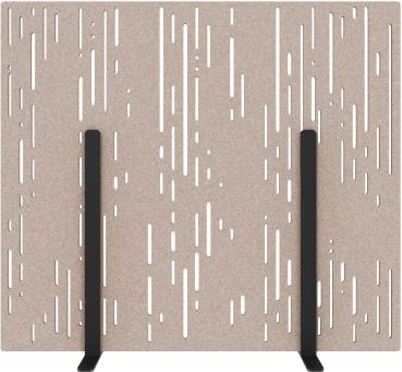 SUONO Trennwand M 160x140x2.4cm 1311.M24.4402 STAND, braun