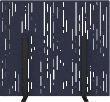 SUONO Trennwand M 160x140x2.4cm 1311.M24.4702 STAND, blau