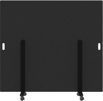 SUONO Trennwand M 180x172x2.4cm 1411.L24.2600 MOVE, schwarz